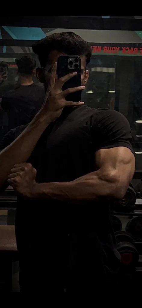 personal training and fitness transformation with muscle growth